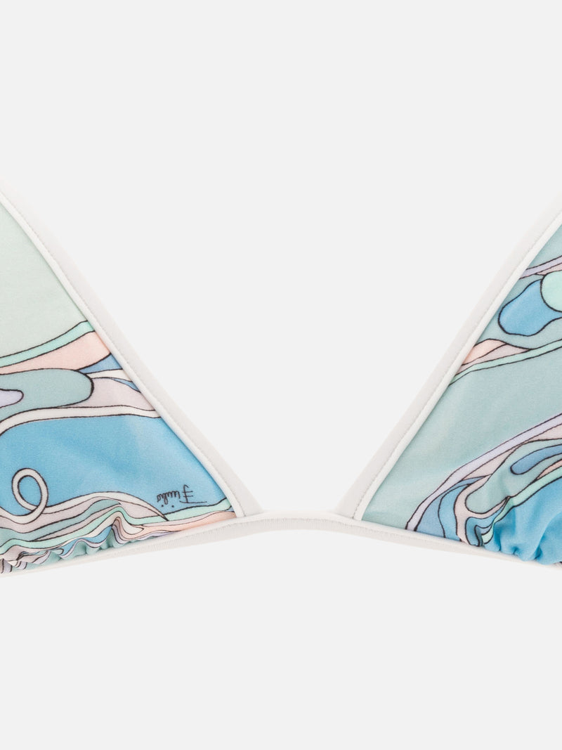 Vietti Pucci Top bikini con stampa Orchidee In Saldo