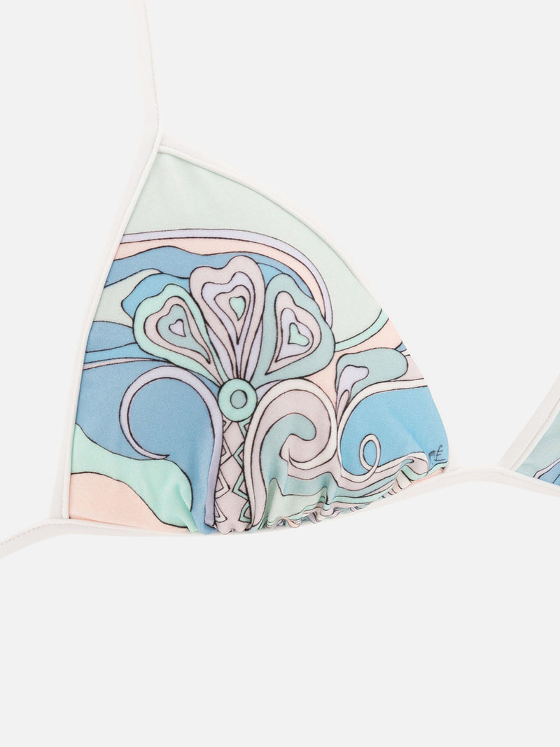 Vietti Pucci Top bikini con stampa Orchidee In Saldo