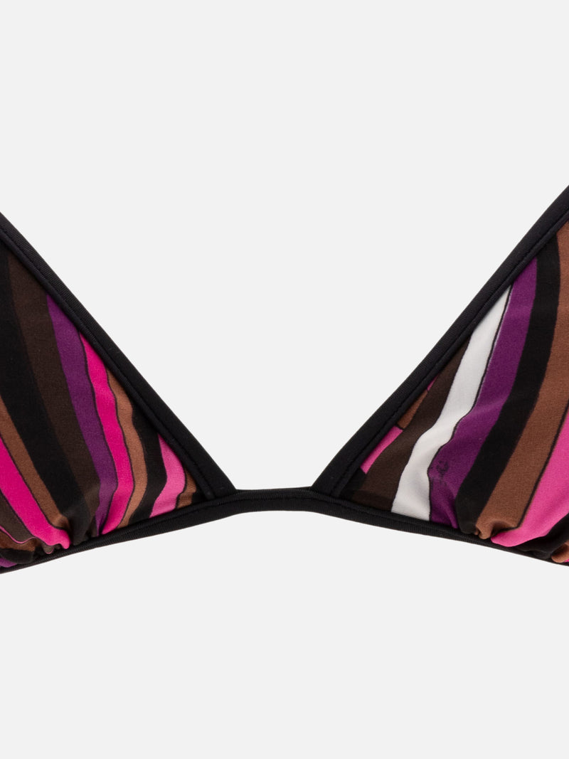 Vietti Pucci Top bikini con stampa Iride Moda