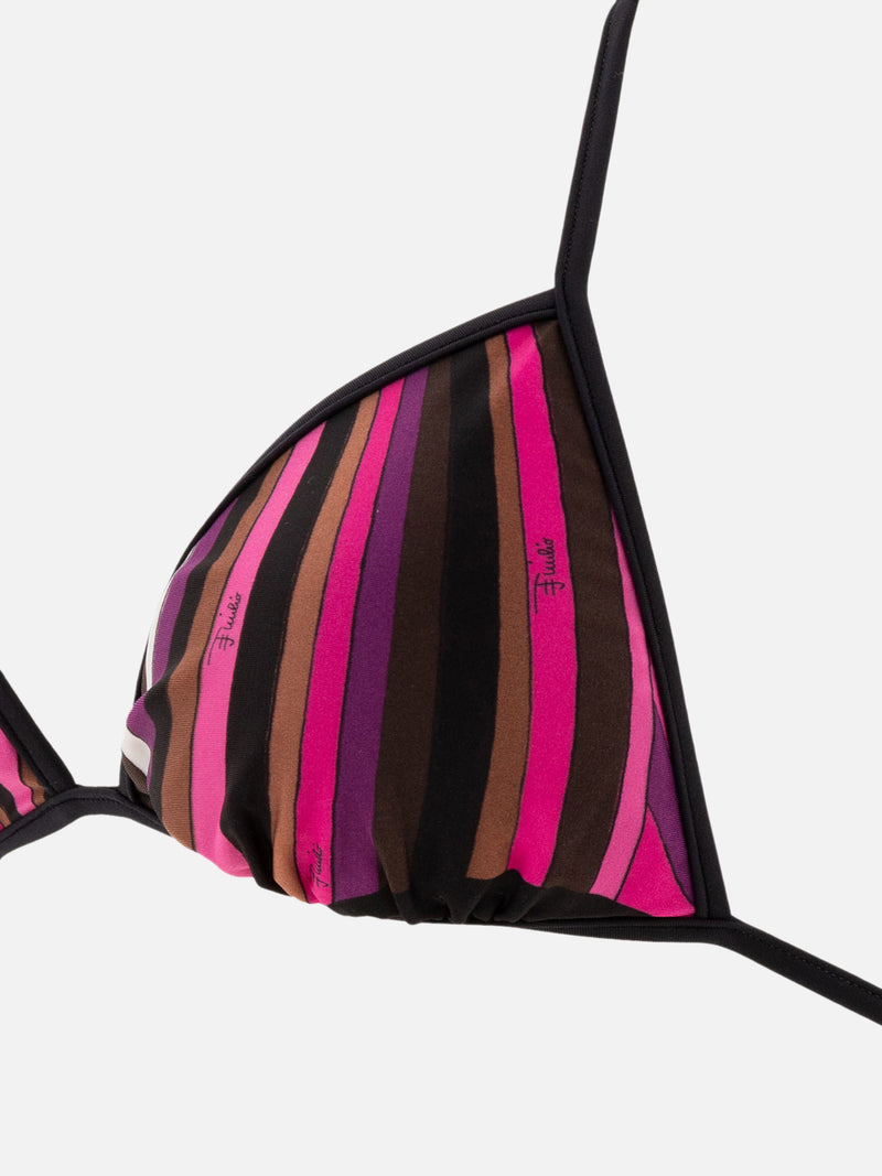 Vietti Pucci Top bikini con stampa Iride Moda