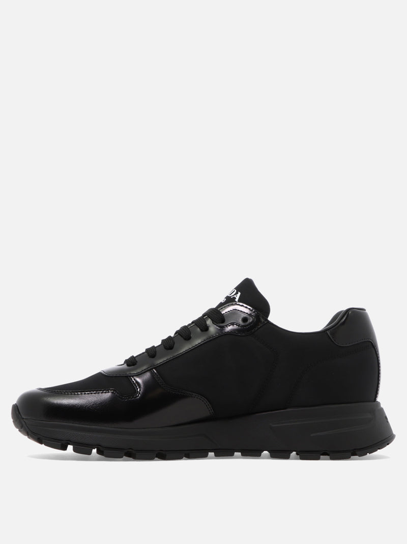 Vietti Prada Sneaker in pelle e Re-Nylon "PRAX 01" Nuovo
