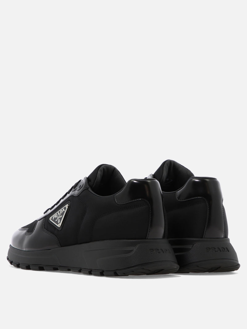 Vietti Prada Sneaker in pelle e Re-Nylon "PRAX 01" Nuovo