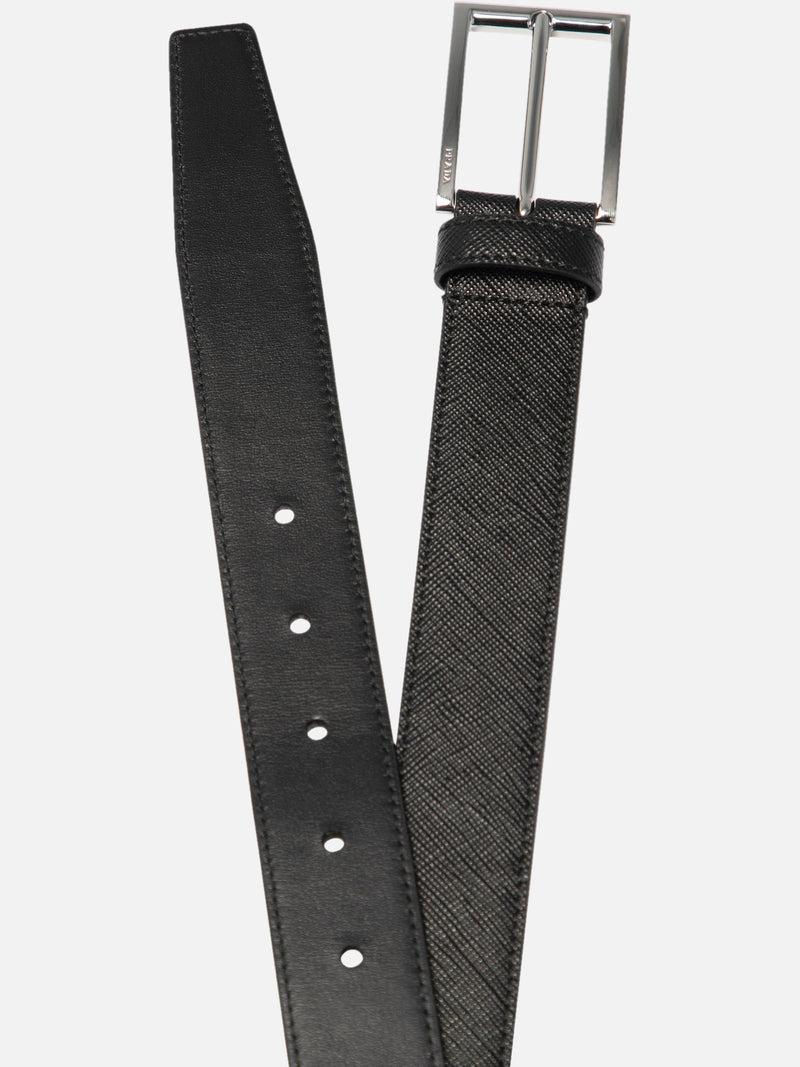 Vietti Prada Cintura in pelle Saffiano Black Friday Prezzi