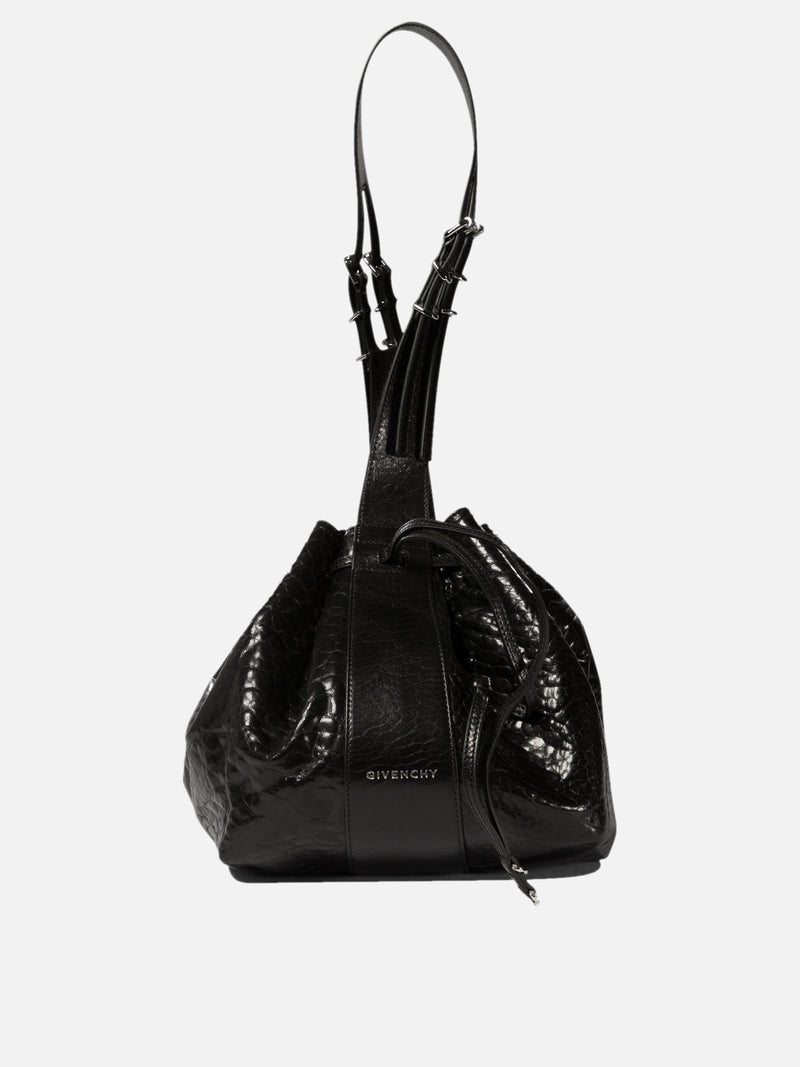 Vietti Givenchy Borsa a spalla "Pumpkin Medium" in pelle verniciata craquelé Online