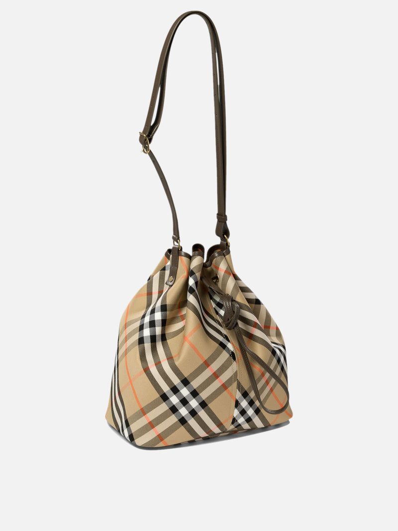 Vietti Burberry Borsa a secchiello "Vintage Check" Saldi