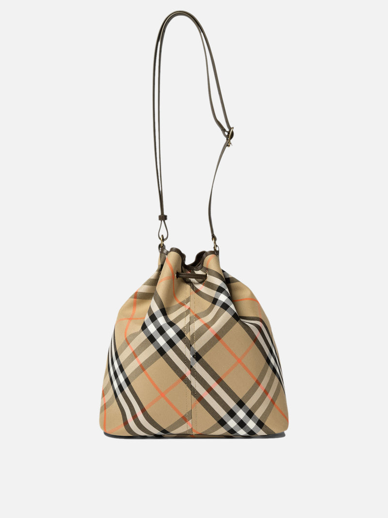 Vietti Burberry Borsa a secchiello "Vintage Check" Saldi