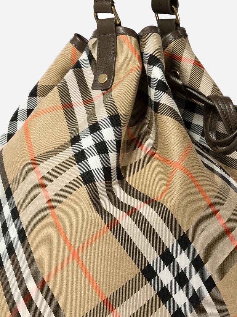 Vietti Burberry Borsa a secchiello "Vintage Check" Saldi