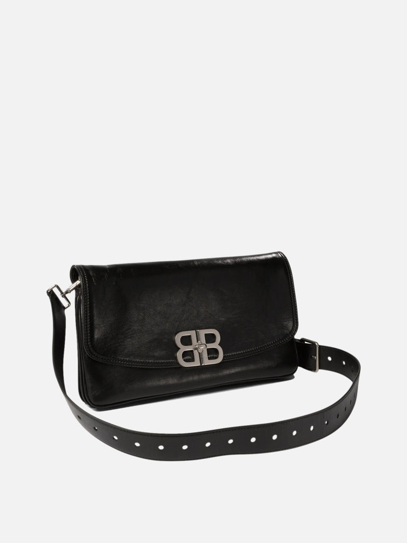 Vietti Balenciaga Borsa a spalla "BB Soft Flap" Vendita Calda