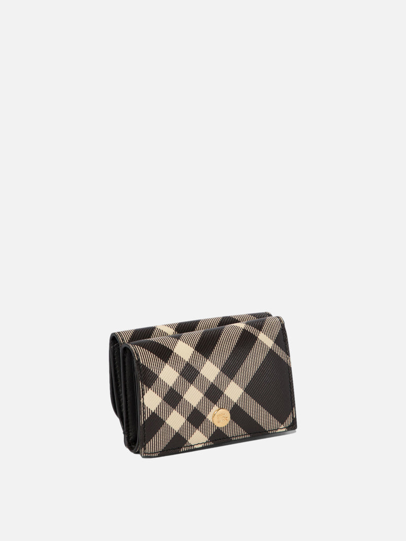 Vietti Burberry Portafoglio compatto "Check" Spedizione Gratuita