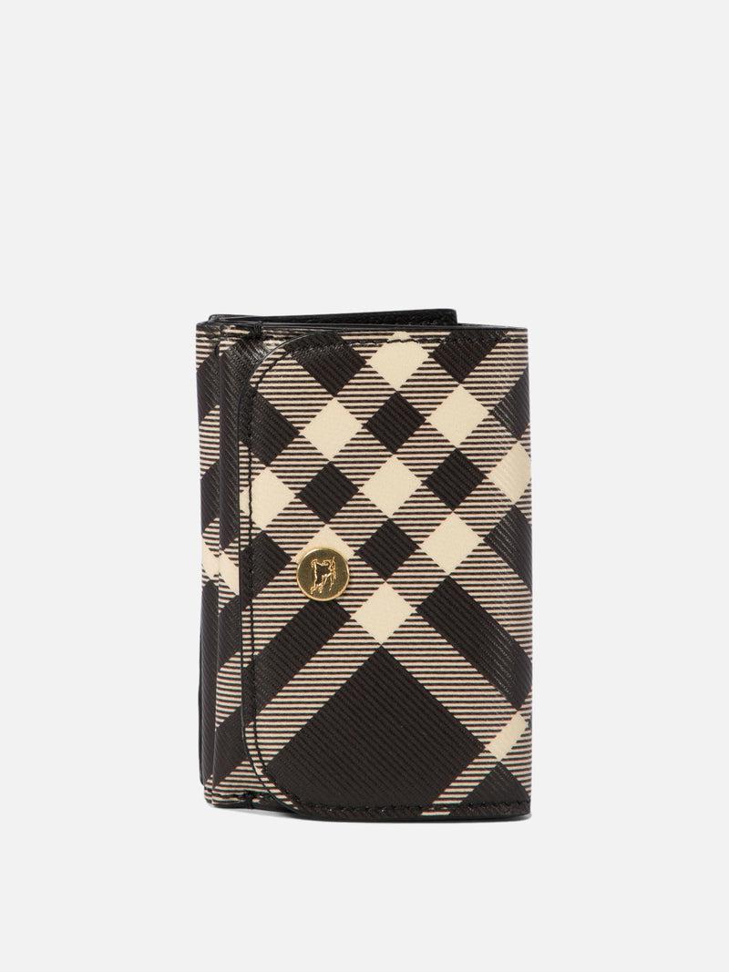 Vietti Burberry Portafoglio compatto "Check" Spedizione Gratuita