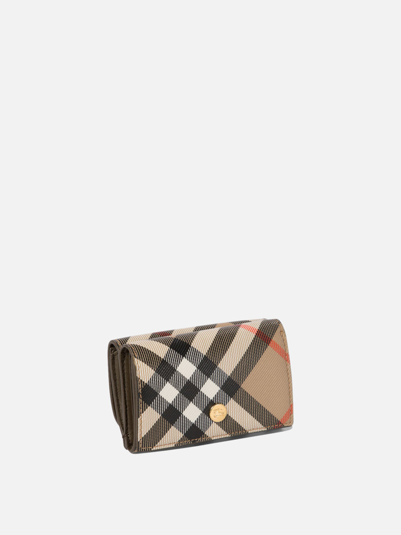 Vietti Burberry Portafoglio compatto "Check" Pezzi Unici