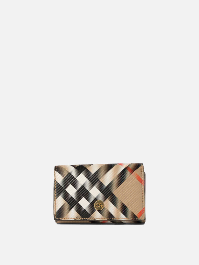 Vietti Burberry Portafoglio compatto "Check" Pezzi Unici