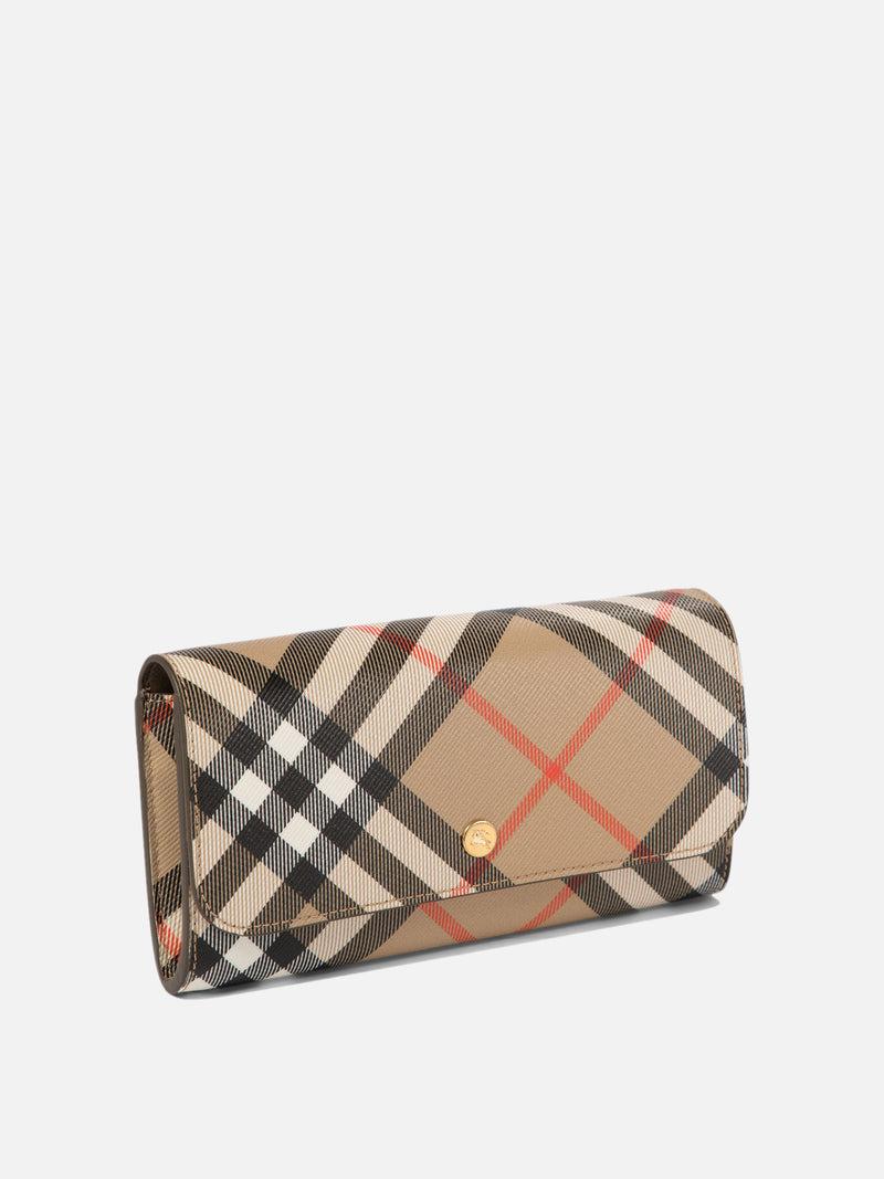 Vietti Burberry Portafoglio continental Check Soddisfazione Garantita