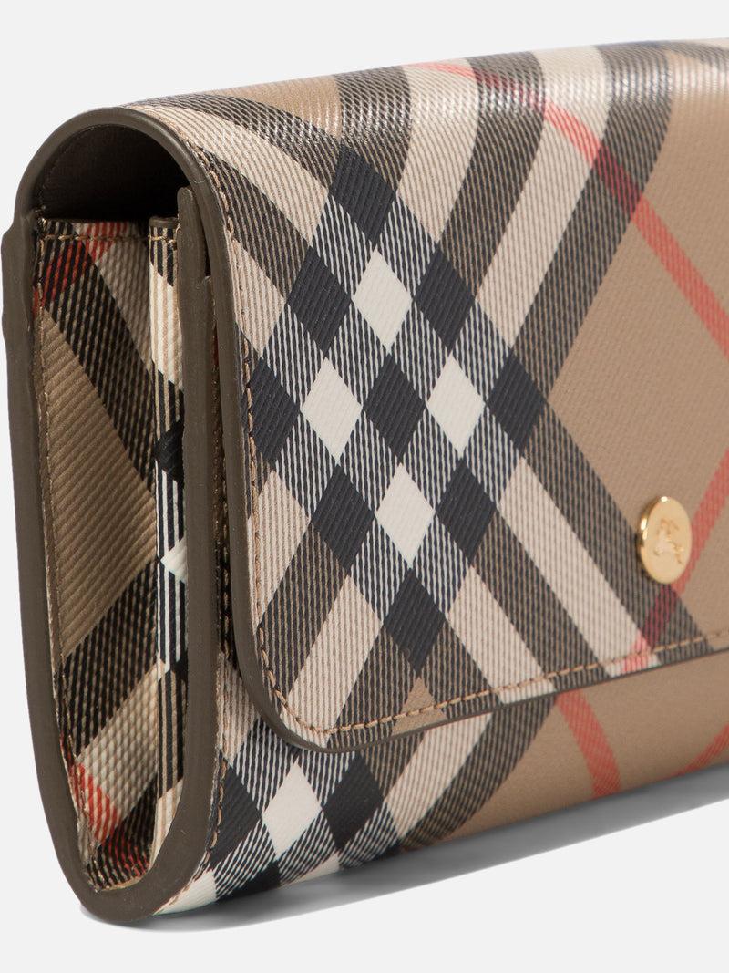 Vietti Burberry Portafoglio continental Check Soddisfazione Garantita