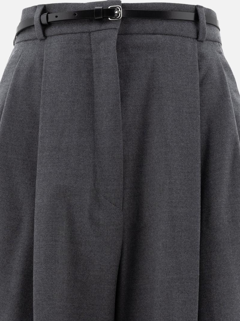Vietti Max Mara Sportmax Pantaloni oversize in lana stretch Italy