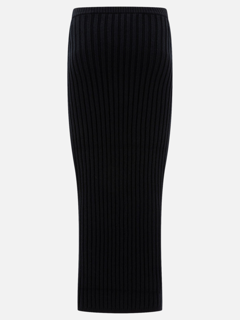 Vietti Max Mara Gonna in maglia di lana e cashmere Nuovo