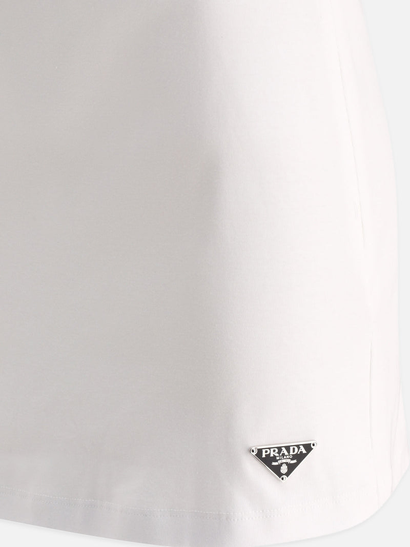 Vietti Prada Gonna con logo triangolo Spedizione Gratuita