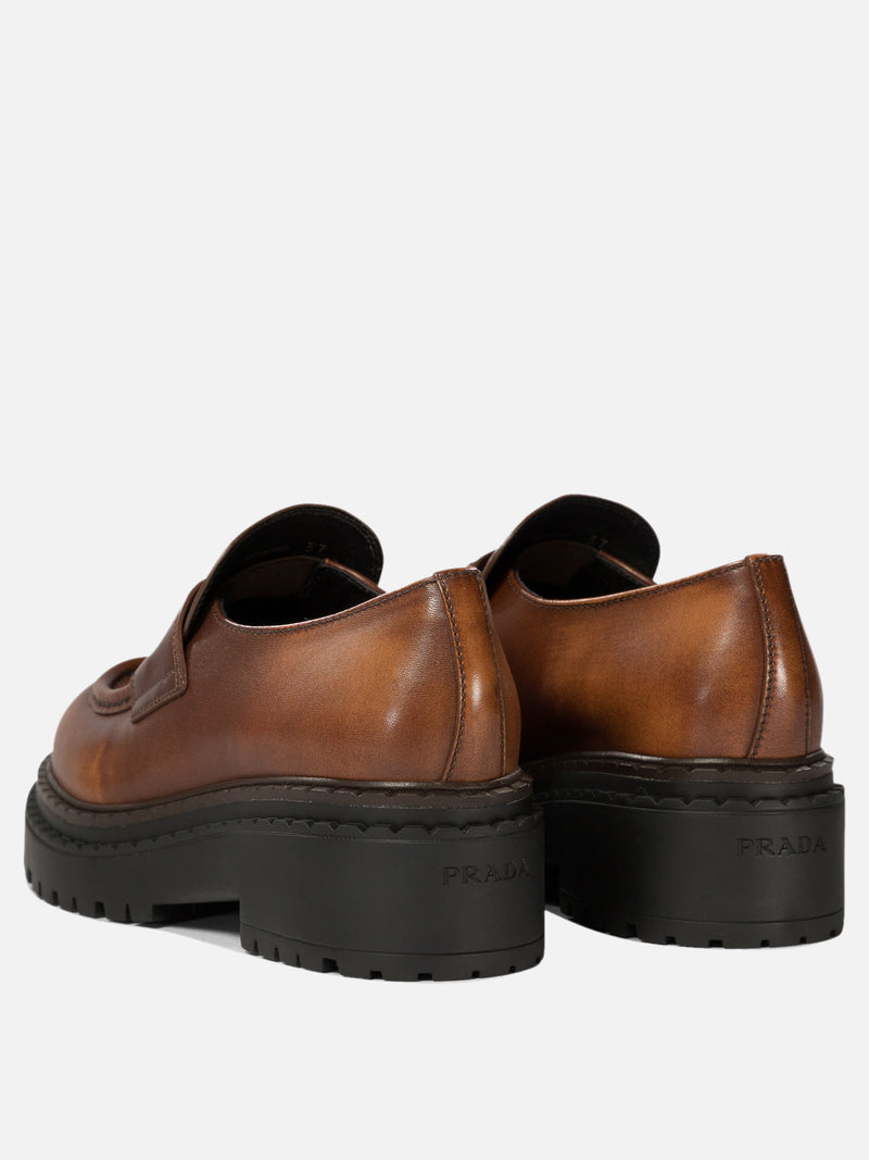 Vietti Prada Mocassini "Double Chocolate" Negozio