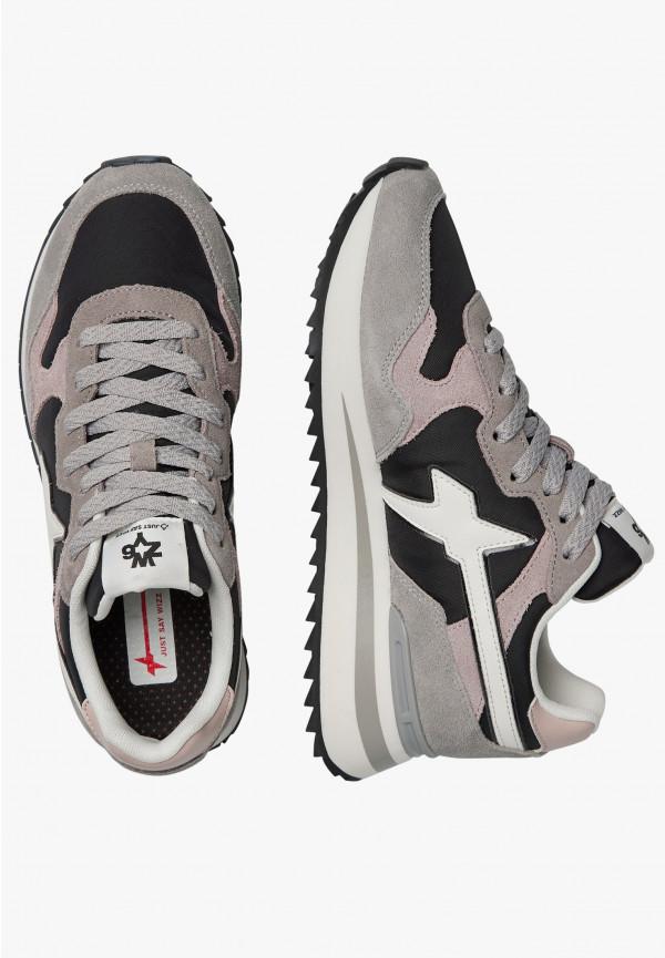 W6yz Sneakers in tessuto tecnico e suede Grigio -YAK-W Italy
