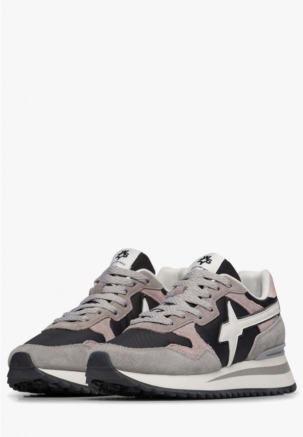 W6yz Sneakers in tessuto tecnico e suede Grigio -YAK-W Italy