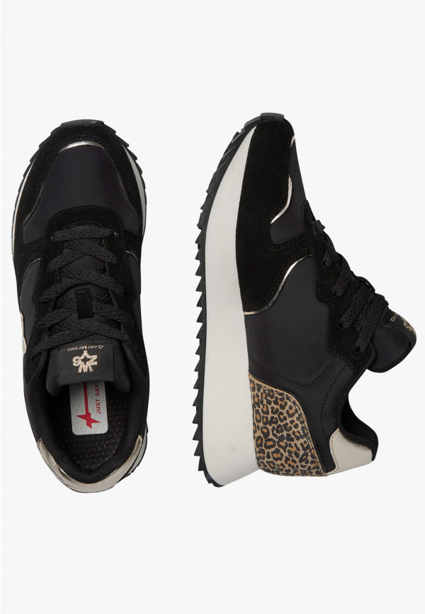 W6yz Sneakers in suede e tessuto tecnico Rosa -JET-W Vendita