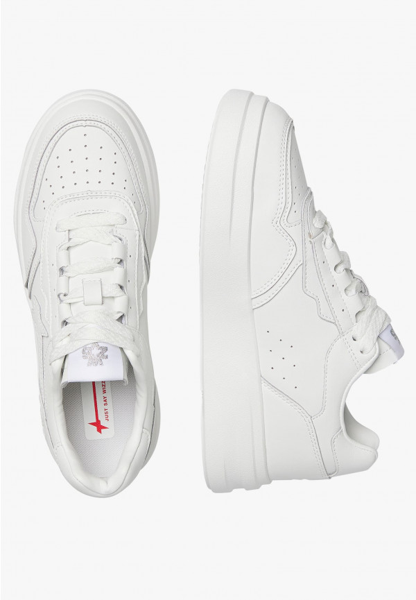 W6yz Sneakers in pelle Bianco ghiaccio -XENIA W Affare Del Giorno