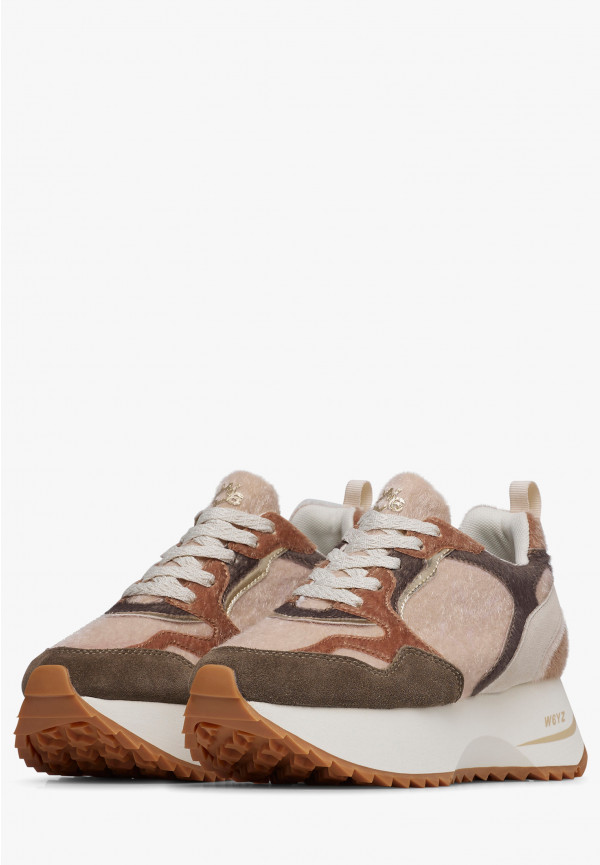 W6yz Sneakers in suede Beige -ANNY 2 W Prezzo Ridotto