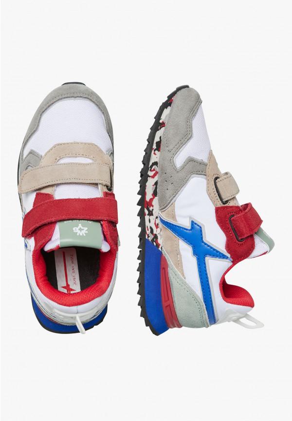 W6yz Sneakers in tessuto tecnico e suede Grigio -JET VL-J Economico
