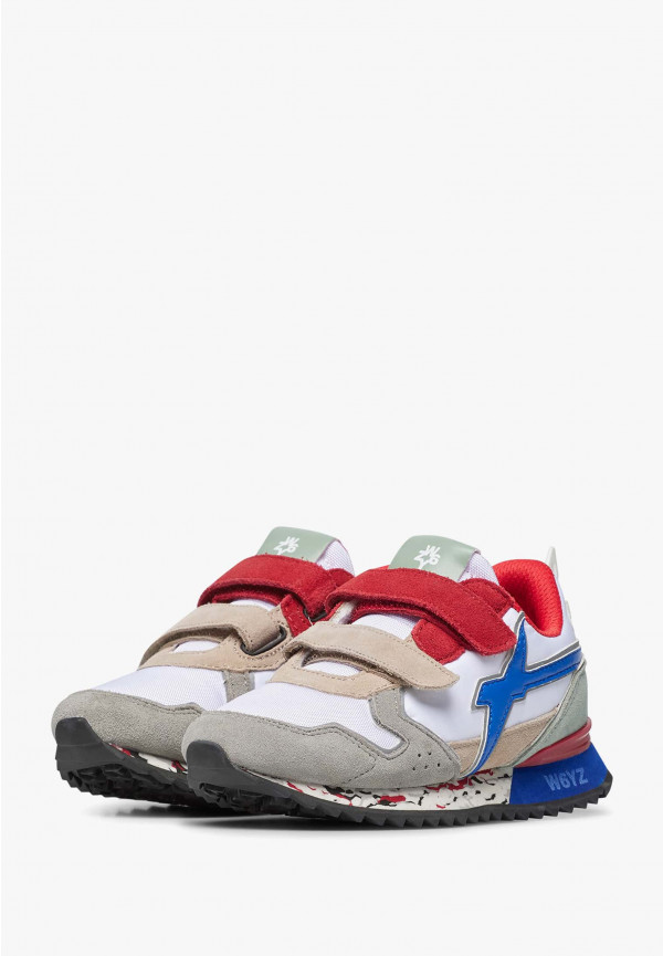 W6yz Sneakers in tessuto tecnico e suede Grigio -JET VL-J Economico