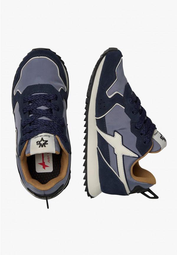 W6yz Sneakers in tessuto tecnico e suede Navy -JET-J Vendita Economica