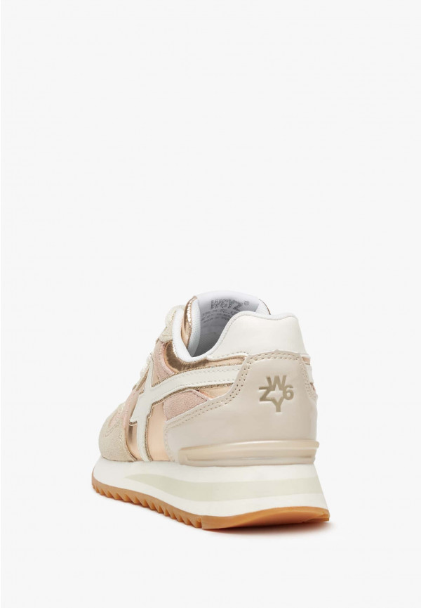 W6yz Sneakers in suede e tessuto tecnico Beige -YAK-J I Più Venduti