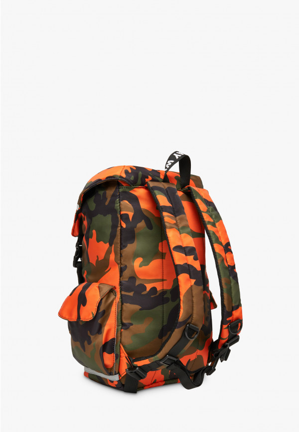 W6yz Zaino con stampa camouflage Arancione -BOOST Italia