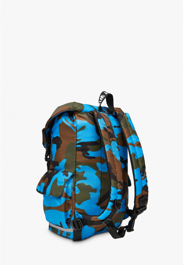 W6yz Zaino con stampa camouflage Azzurro -BOOST 2025