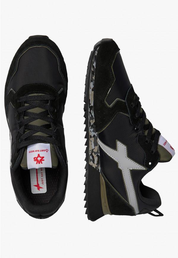 W6yz Sneakers in tessuto tecnico e suede Nero -JET-M Vendita