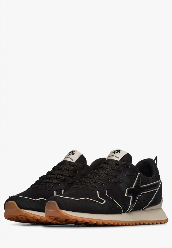 W6yz Sneakers in suede Nero -JET-M Promozione
