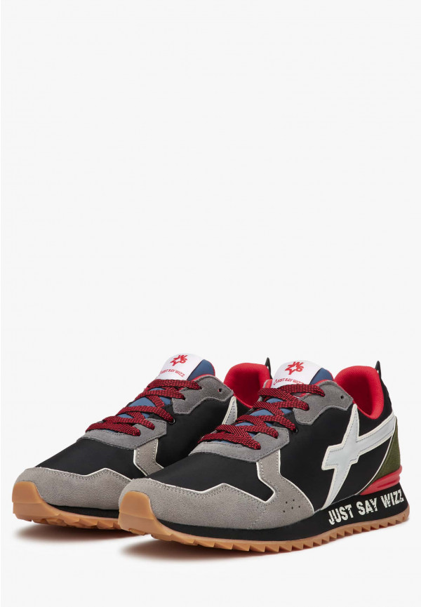 W6yz Sneakers in tessuto tecnico e suede Grigio -JET-M Consegna Veloce