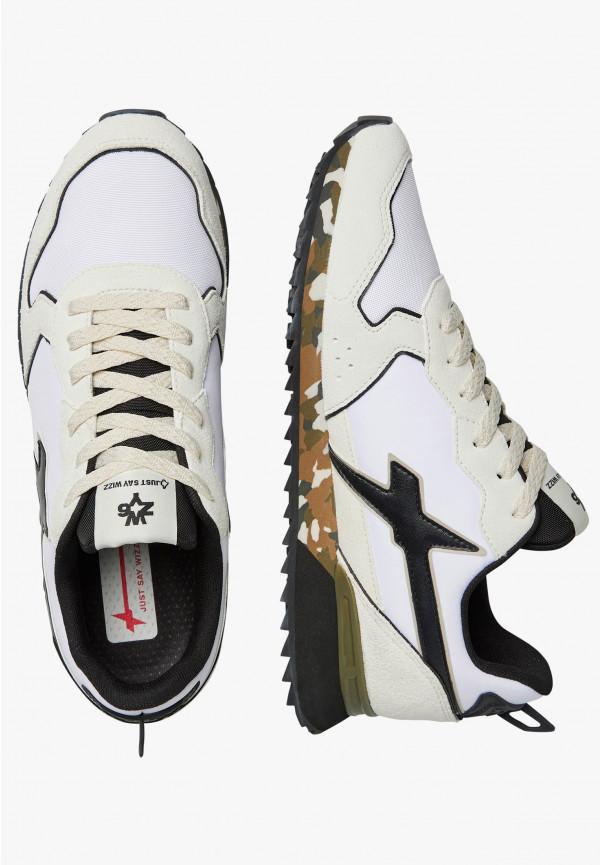 W6yz Sneakers in tessuto tecnico e suede Beige-Nero -JET-M Prezzo Ridotto
