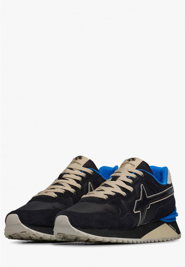 W6yz Sneakers in tessuto tecnico e suede Nero -YAK-M Fino Al -60%