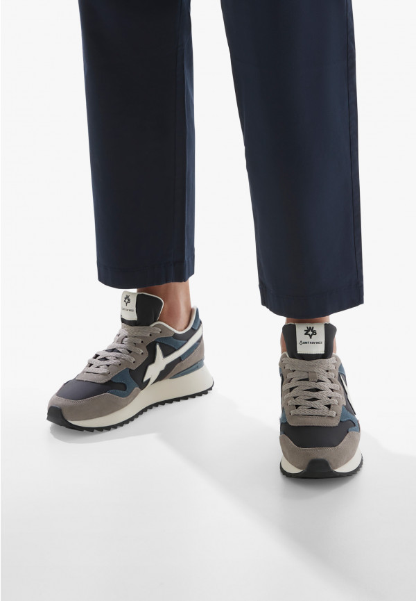 W6yz Sneakers in tessuto tecnico e suede Grigio -YAK-M Saldi