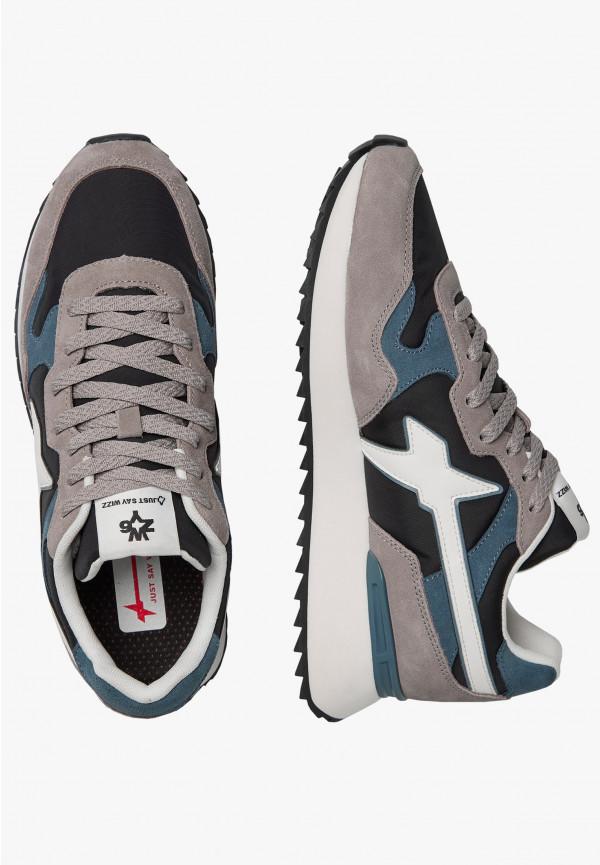 W6yz Sneakers in tessuto tecnico e suede Grigio -YAK-M Saldi