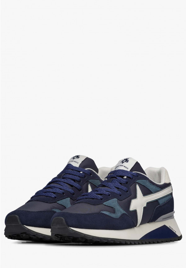 W6yz Sneakers in tessuto tecnico e suede Navy -YAK-M Hotsell