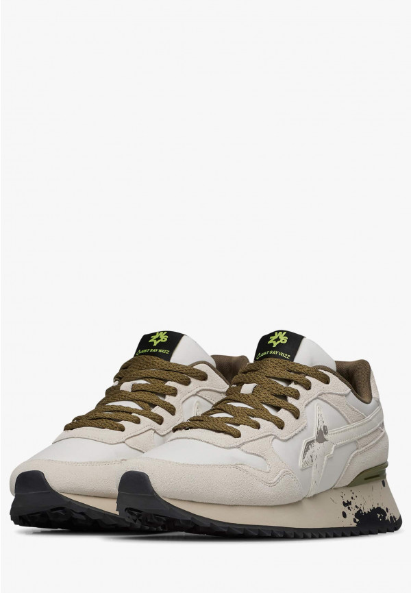 W6yz Sneakers in tessuto tecnico e suede Bianco -YAK-M I Più Venduti