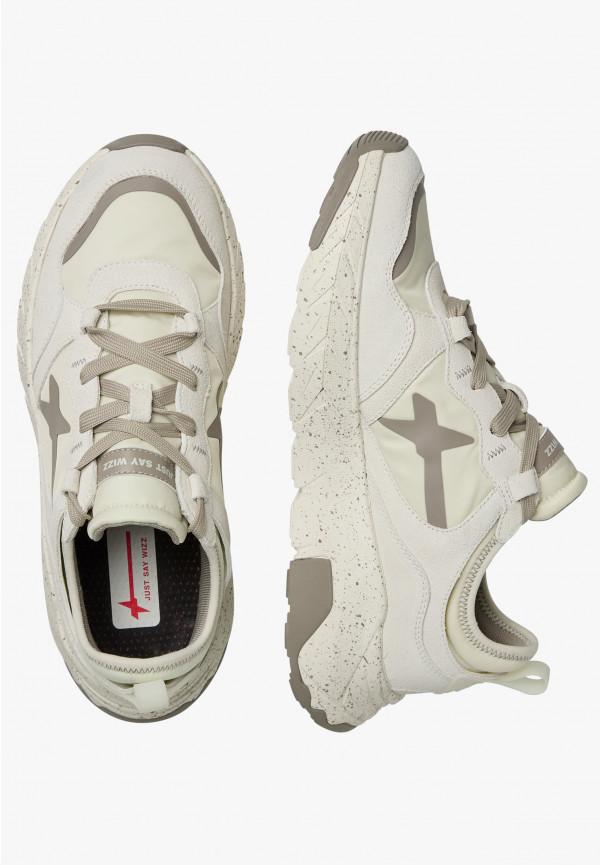 W6yz Sneakers in suede e tessuto tecnico Bianco panna -NEXT-M 2025