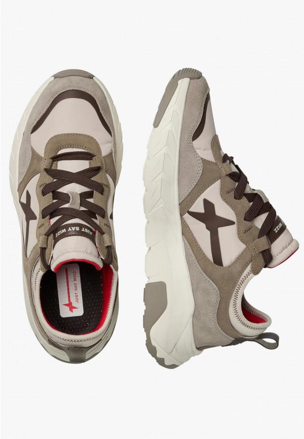 W6yz Sneakers in suede e tessuto tecnico Tortora -NEXT-M In Linea