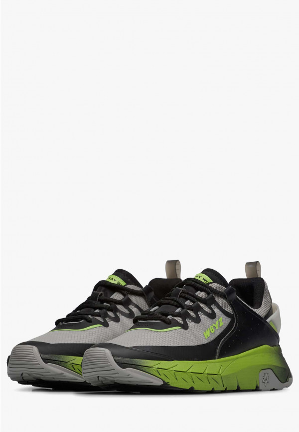 W6yz Sneakers in ecopelle e tessuto tecnico Grigio -WILL-M Qualità