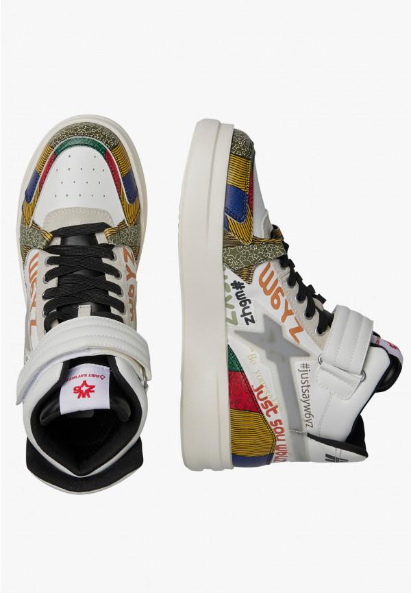 W6yz Sneakers alla caviglia in pelle Bianco -Q-UNI Soddisfazione Garantita