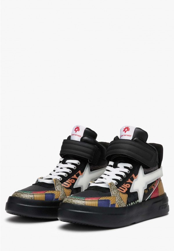 W6yz Sneakers alla caviglia in pelle Nero -Q-UNI Consegna Veloce