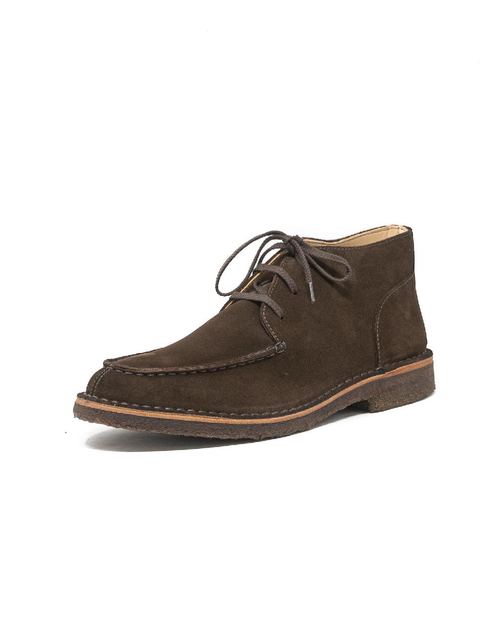 Wally Walker moc-toe Astorflex in pelle scamosciata Deukeflex Dark Chestnut Vendita