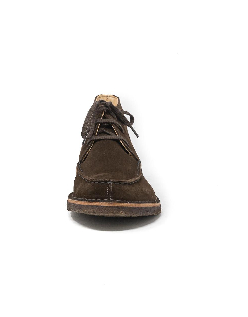 Wally Walker moc-toe Astorflex in pelle scamosciata Deukeflex Dark Chestnut Vendita
