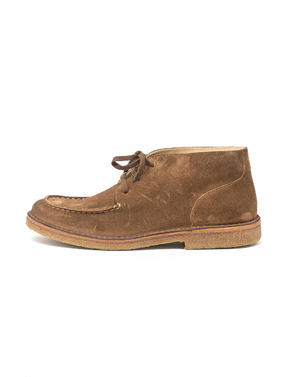 Wally Walker moc-toe Astorflex in pelle scamosciata Deukeflex Dark Khaki Promozione